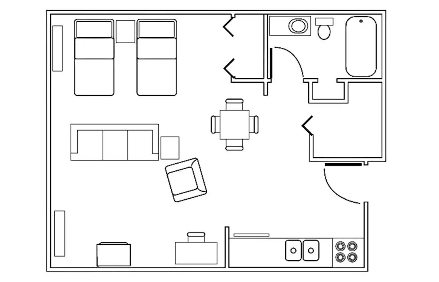 retirement 1 bedroom 490 sq ft 490-Square-Foot-1-Bedroom-Apartment-Park-Place-Retirement